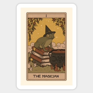 The Magician - Frogs Tarot Sticker